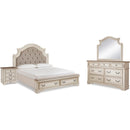 Signature Design by Ashley Realyn B743B33 6 pc King Upholstered Panel Bedroom Set IMAGE 1