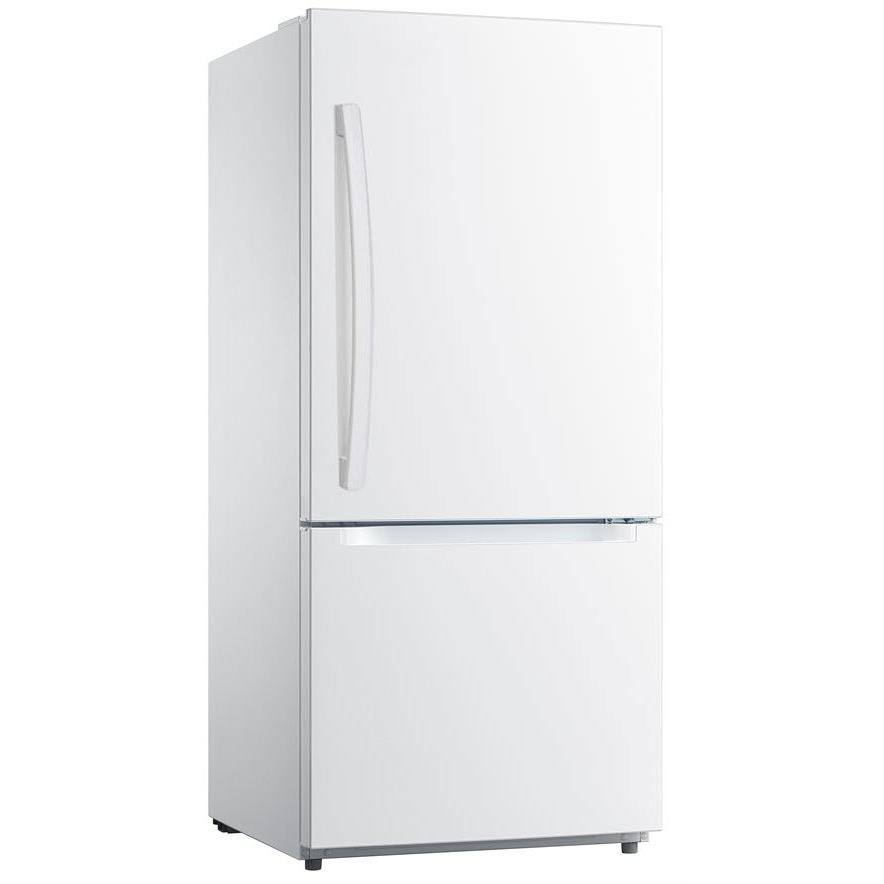 Moffat 30-inch, 18.6 cu.ft. Freestanding Bottom Freezer Refrigerator w