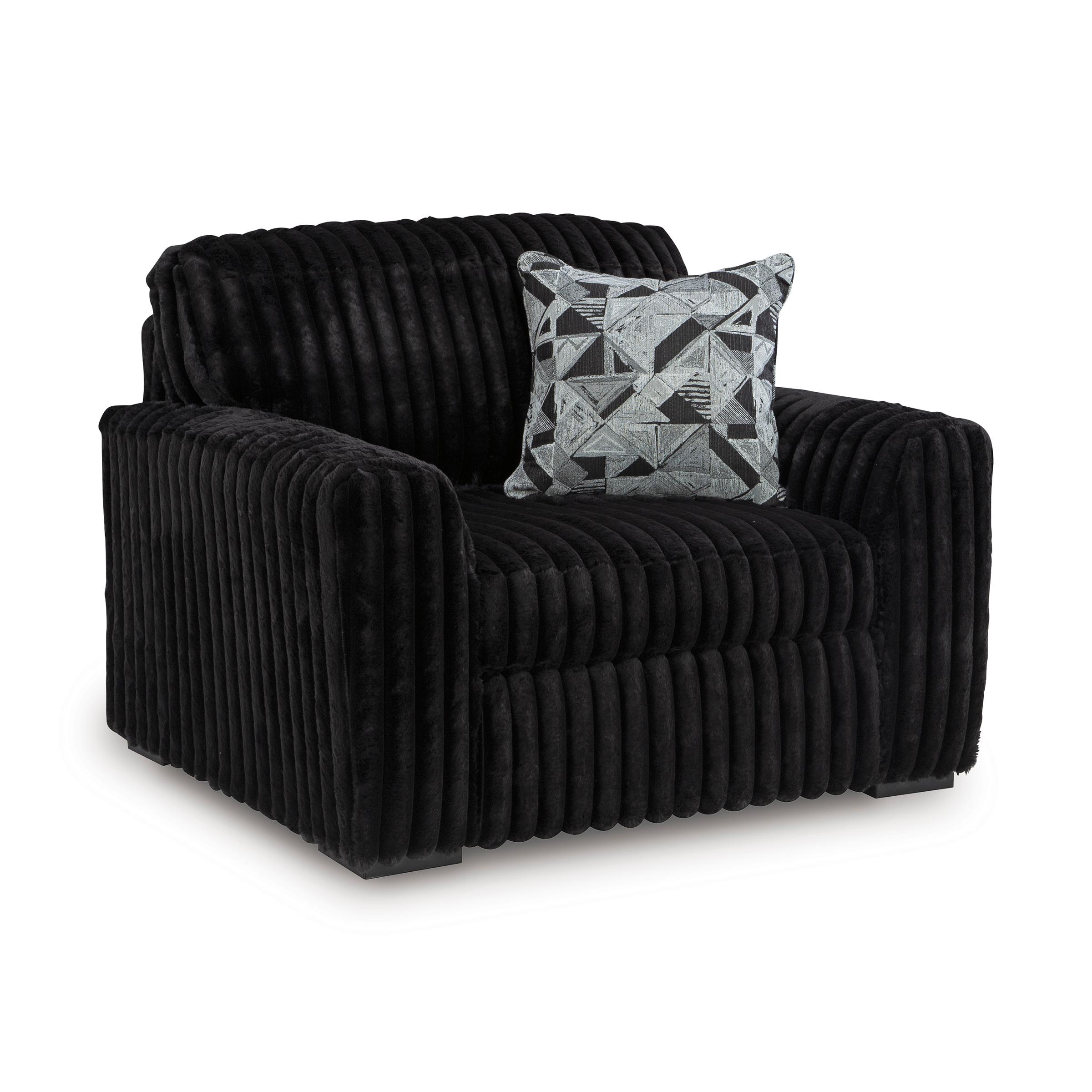Signature Design by Ashley Midnight-Madness 9810323 Chair and a Half