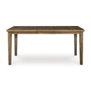 Signature Design by Ashley Urbinforte PCD592-32 Dining Room Counter Butterfly Extension Table IMAGE 2