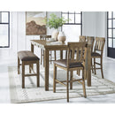 Signature Design by Ashley Urbinforte PCD592-32 Dining Room Counter Butterfly Extension Table IMAGE 7