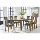 Signature Design by Ashley Urbinforte PCD592-35 Dining Room Butterfly Extension Table IMAGE 10