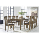 Signature Design by Ashley Urbinforte PCD592-35 Dining Room Butterfly Extension Table IMAGE 9