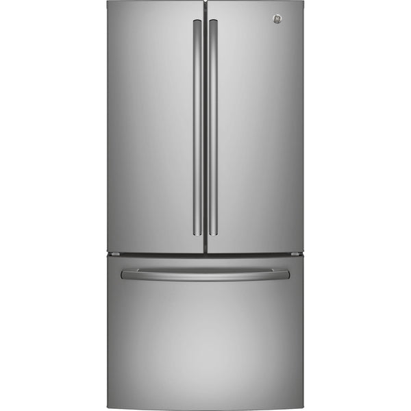 GE 33-inch, 24.8 cu. ft. French 3-Door Refrigerator GNE25DSKSS IMAGE 1