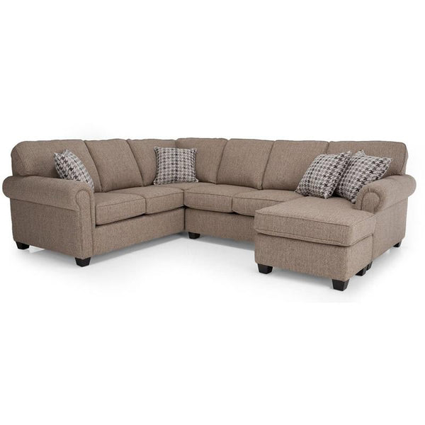 Decor-Rest Furniture Fabric Sectional 2006 2pc Sectional IMAGE 1