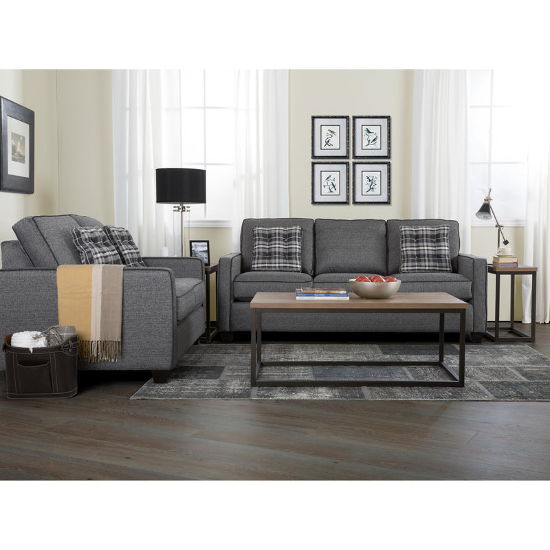 Decor-Rest Furniture Fabric Queen Sofabed 2855 Queen Sofa Bed (Grey) IMAGE 2