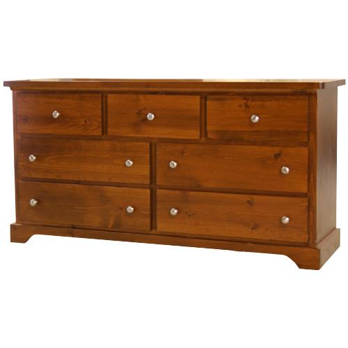 Mako Wood Furniture Polo 7-Drawer Dresser 800-40 IMAGE 2