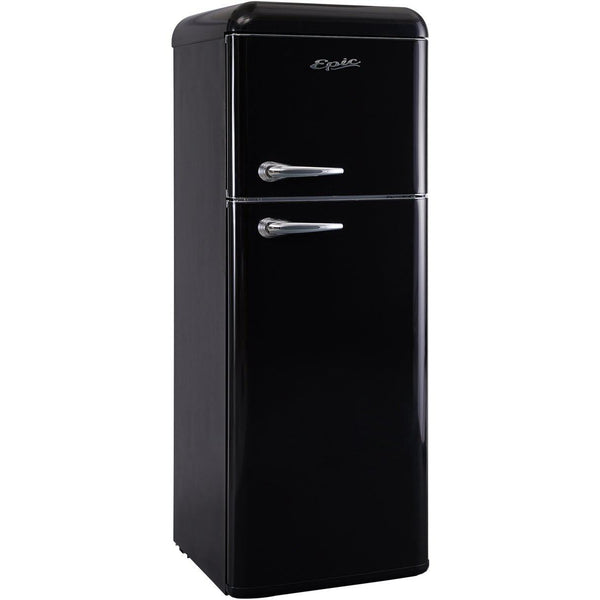 Epic 24-inch, 7.5 cu.ft. Freestanding Top Freezer Refrigerator RETRO LOOK IMAGE 1
