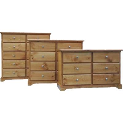 Mako Wood Furniture Polo 6-Drawer Dresser 800-6000-30 IMAGE 2