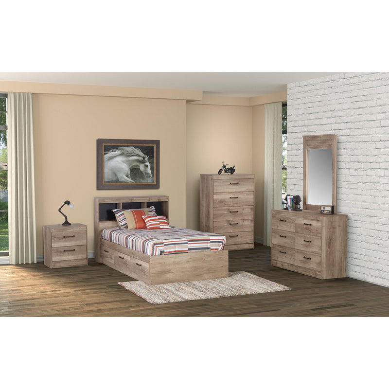 Dynamic Furniture Sahara 6-Drawer Kids Dresser 448-861 IMAGE 2