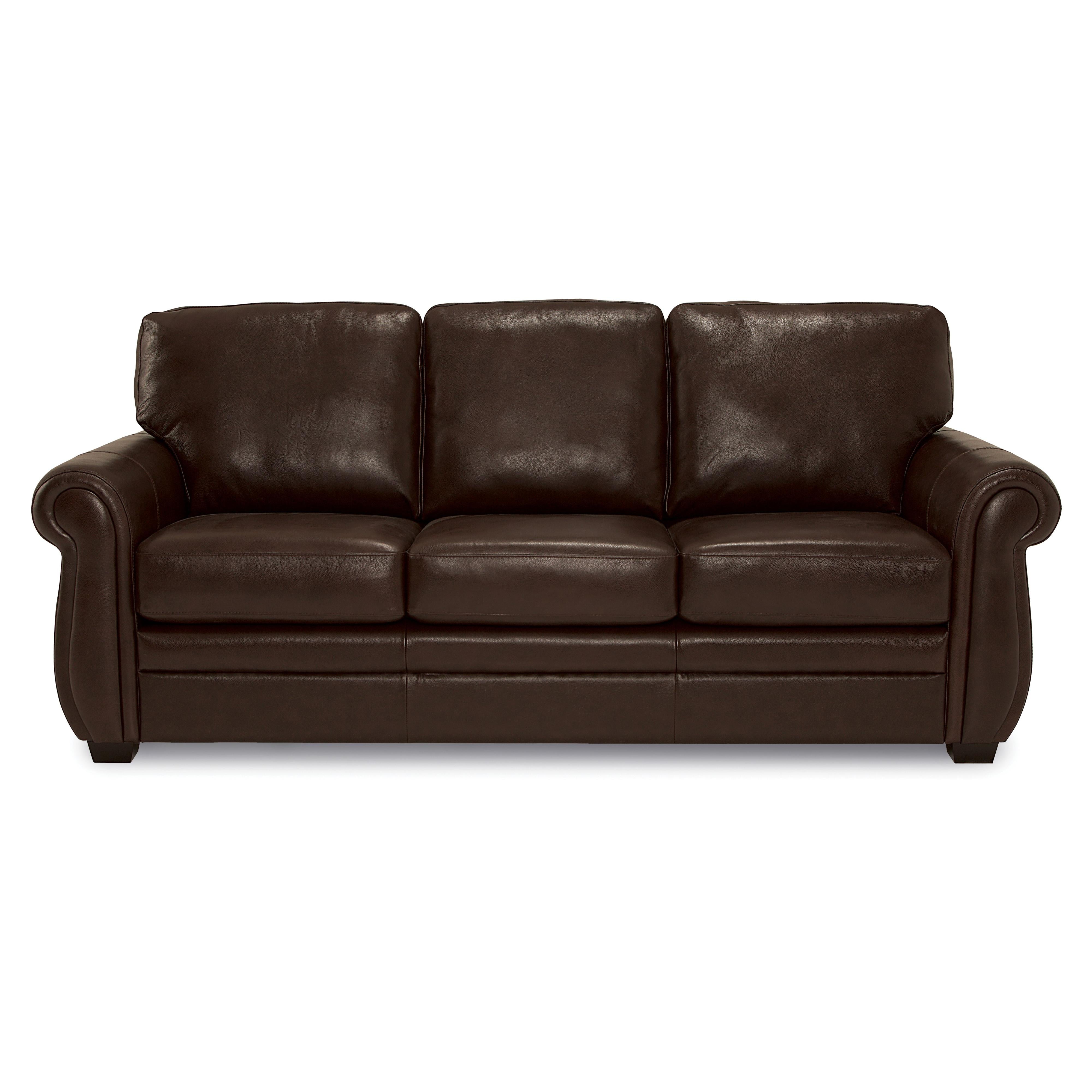 Palliser Borrego Stationary Leather Match Sofa Borrego Walnut