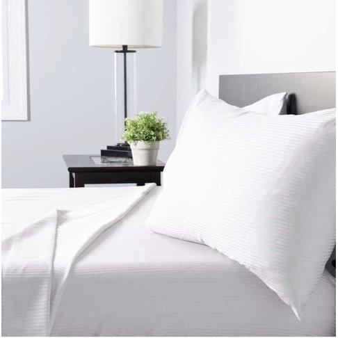 Protect-A-Bed Bedding Sheet Sets Sateen Sheet Set - White (Twin XL) IMAGE 1