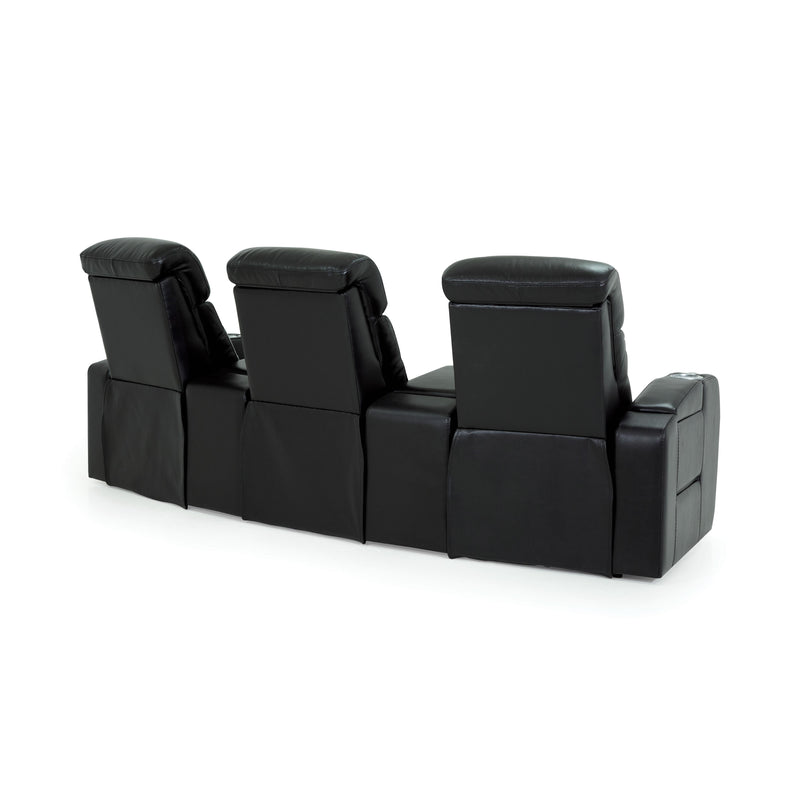 Palliser Erindale Leather 3-Seat Home Theatre Seating 41025-5L/41025-7L/41025-3L-GRADE100-ONYX IMAGE 4