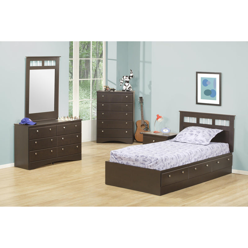 Dynamic Furniture Kids Beds Bed Twin Matesbed  Cappuccino IMAGE 2