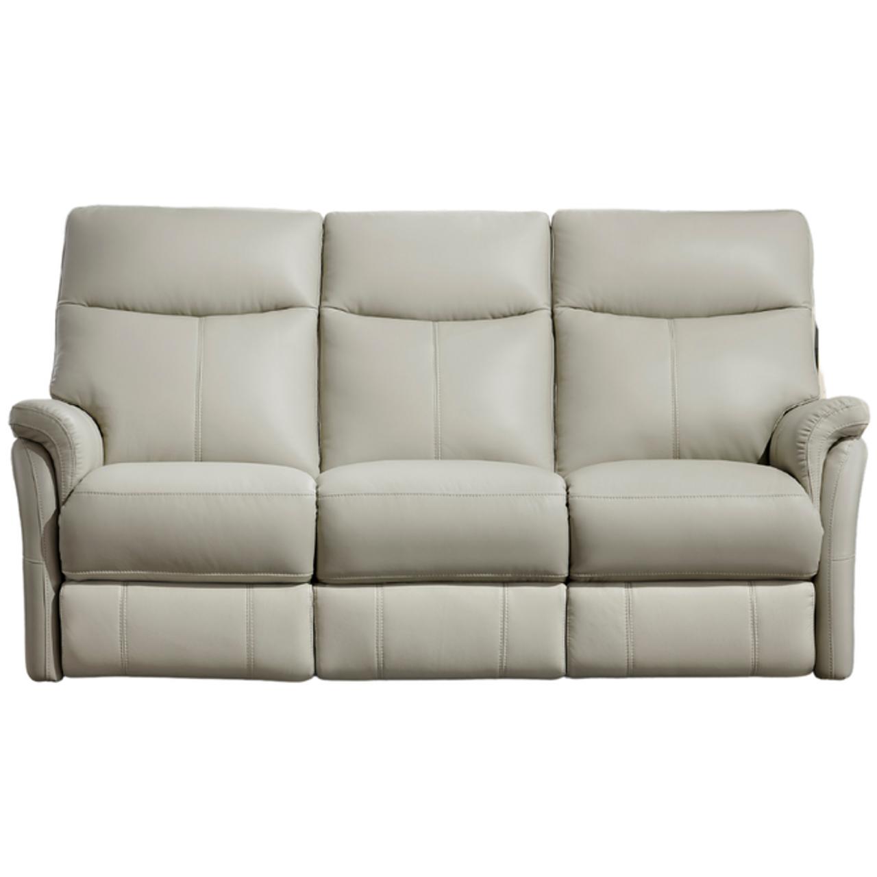Amax Leather Veronica 6593 Zero Gravity Sofa - Bedford Vanilla