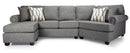 Decor-Rest Furniture Fabric 2 pc Sectional 2006 2pc Sectional Cudler