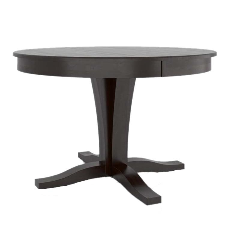  Canadel Round Gourmet Dining Table with Pedestal Base TRN048483030MVRDF IMAGE 1
