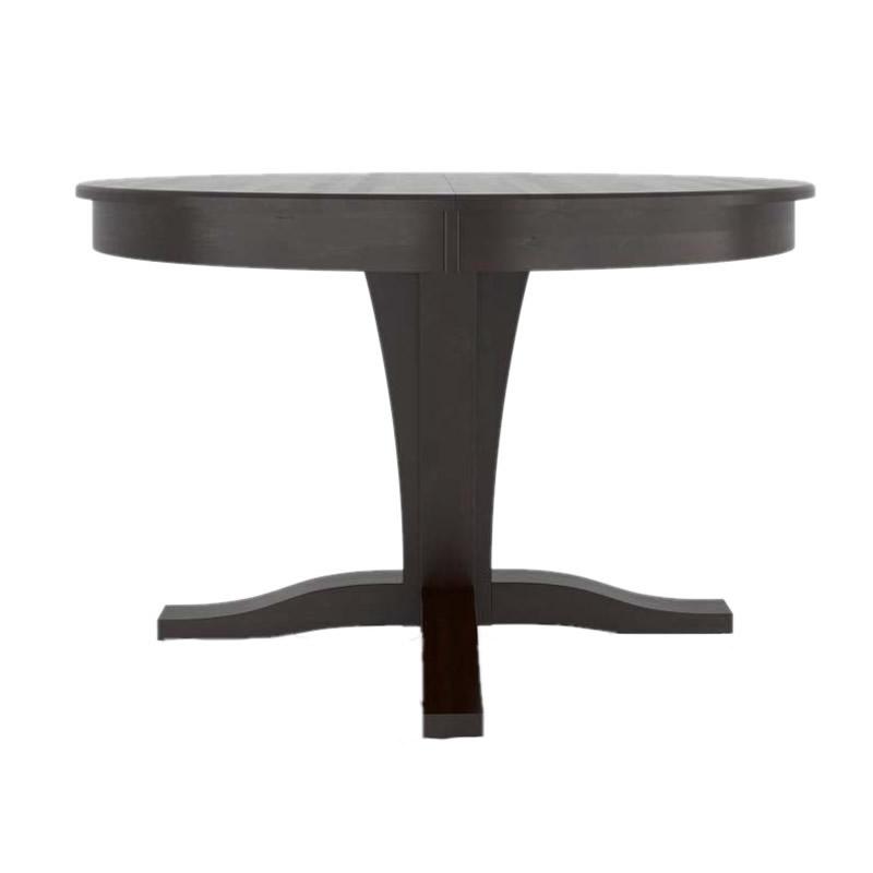  Canadel Round Gourmet Dining Table with Pedestal Base TRN048483030MVRDF IMAGE 2