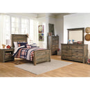  Signature Design by Ashley Trinell B446B2 Twin Panel Bed IMAGE 3