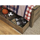  Signature Design by Ashley Trinell B446B9 Full Panel Bed with 1 Large Storage Drawer IMAGE 3