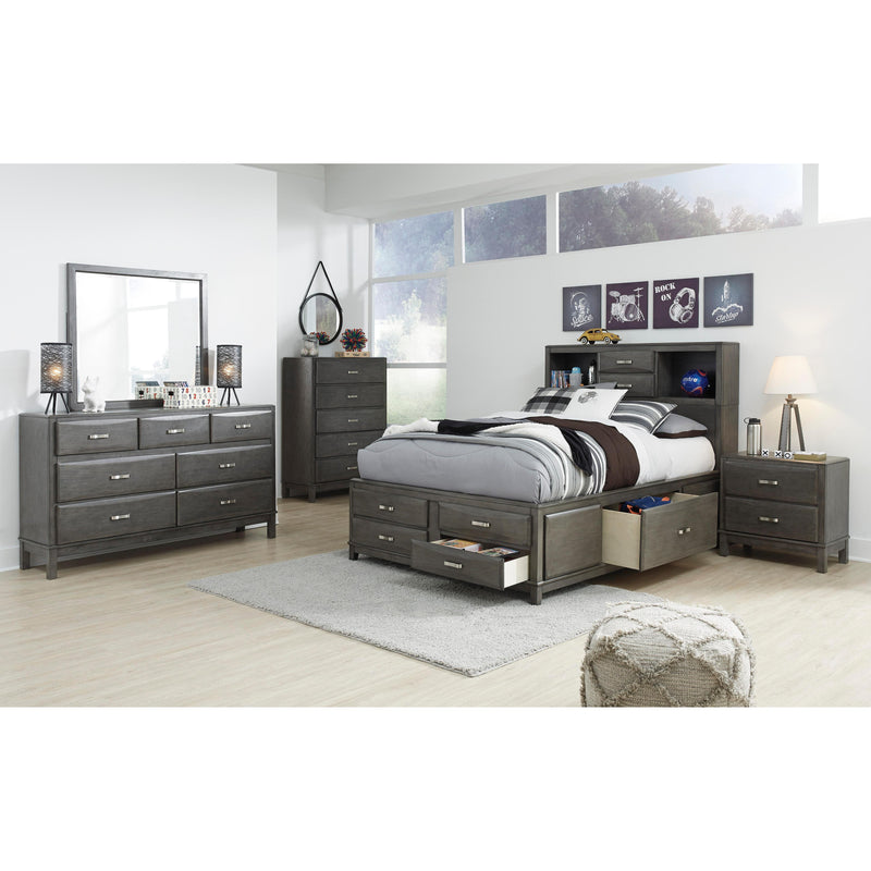 Signature Design by Ashley Caitbrook B476B5 5 pc Full Storage Bedroom Set IMAGE 2