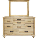  Mako Wood Furniture Victoria 8300 8 pc Queen Panel Bedroom Set IMAGE 3