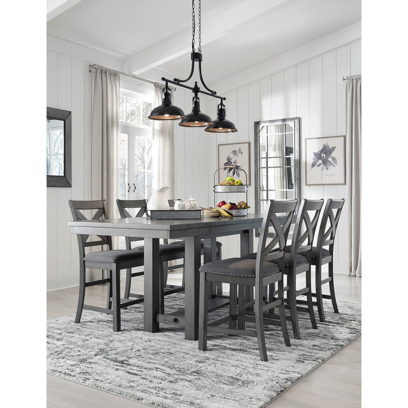 Signature Design by Ashley Myshanna D629 7 pc Counter Height Dining Set IMAGE 1