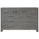  Mako Wood Furniture Delta M-8000 7 pc Queen Bedroom Set IMAGE 4