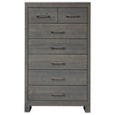  Mako Wood Furniture Delta M-8000 7 pc Queen Bedroom Set IMAGE 5