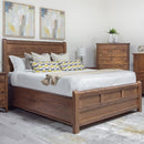  Mako Wood Furniture Saffron M-8700 7 pc Queen Bedroom Set IMAGE 2