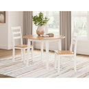 Signature Design by Ashley Gesthaven D398 3 pc Dining Set IMAGE 1