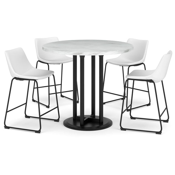 Signature Design by Ashley Centiar D372D14 5 pc Counter Height Dining Set IMAGE 1