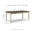 Signature Design by Ashley Bolanburg D647D7 5 pc Dining Set IMAGE 18