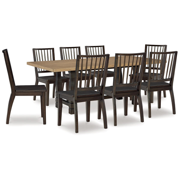 Signature Design by Ashley Charterton D753D3 9 pc Dining Set IMAGE 1