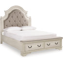  Signature Design by Ashley Realyn B743B46 7 pc Queen Upholstered Panel Bedroom Set IMAGE 2