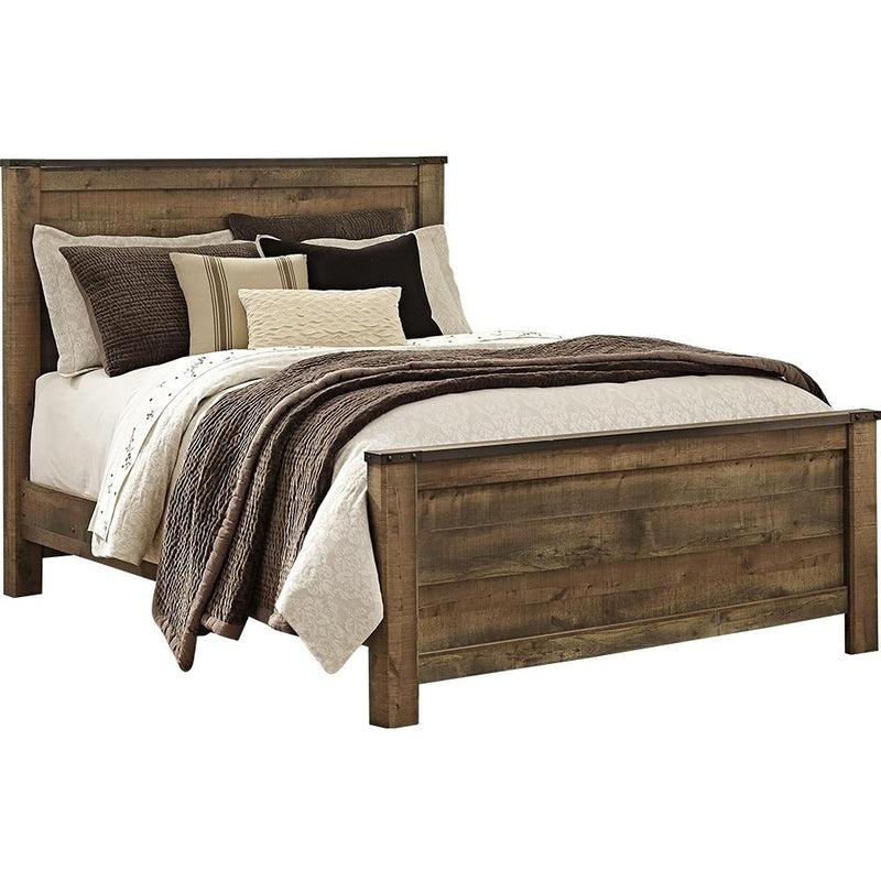  Signature Design by Ashley Trinell B446B88 6 pc Queen Panel Bedroom Set IMAGE 2
