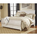  Signature Design by Ashley Willowton B267B46 7 pc King Sleigh Bedroom Set IMAGE 2