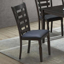  Minhas Furniture Leo 7 pc Dining Set - Grey IMAGE 3