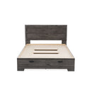 Dynamic Furniture Fontana Queen Panel Bed with Storage 393-613/393-428/393-438/393-444