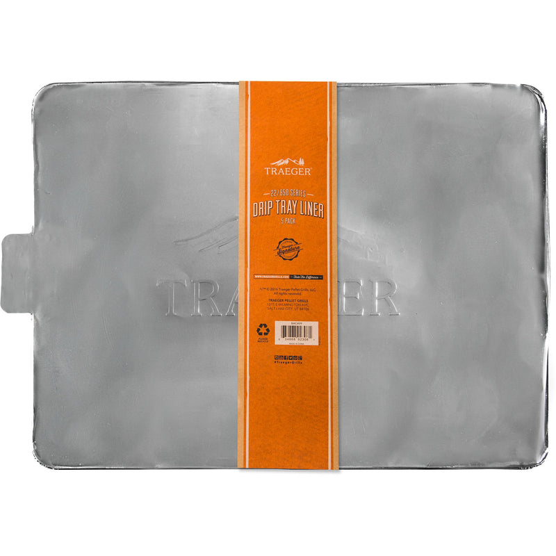 Traeger Drip Tray Liners - 5 Pack for  Pro 22 & 850 Series BAC409 IMAGE 3