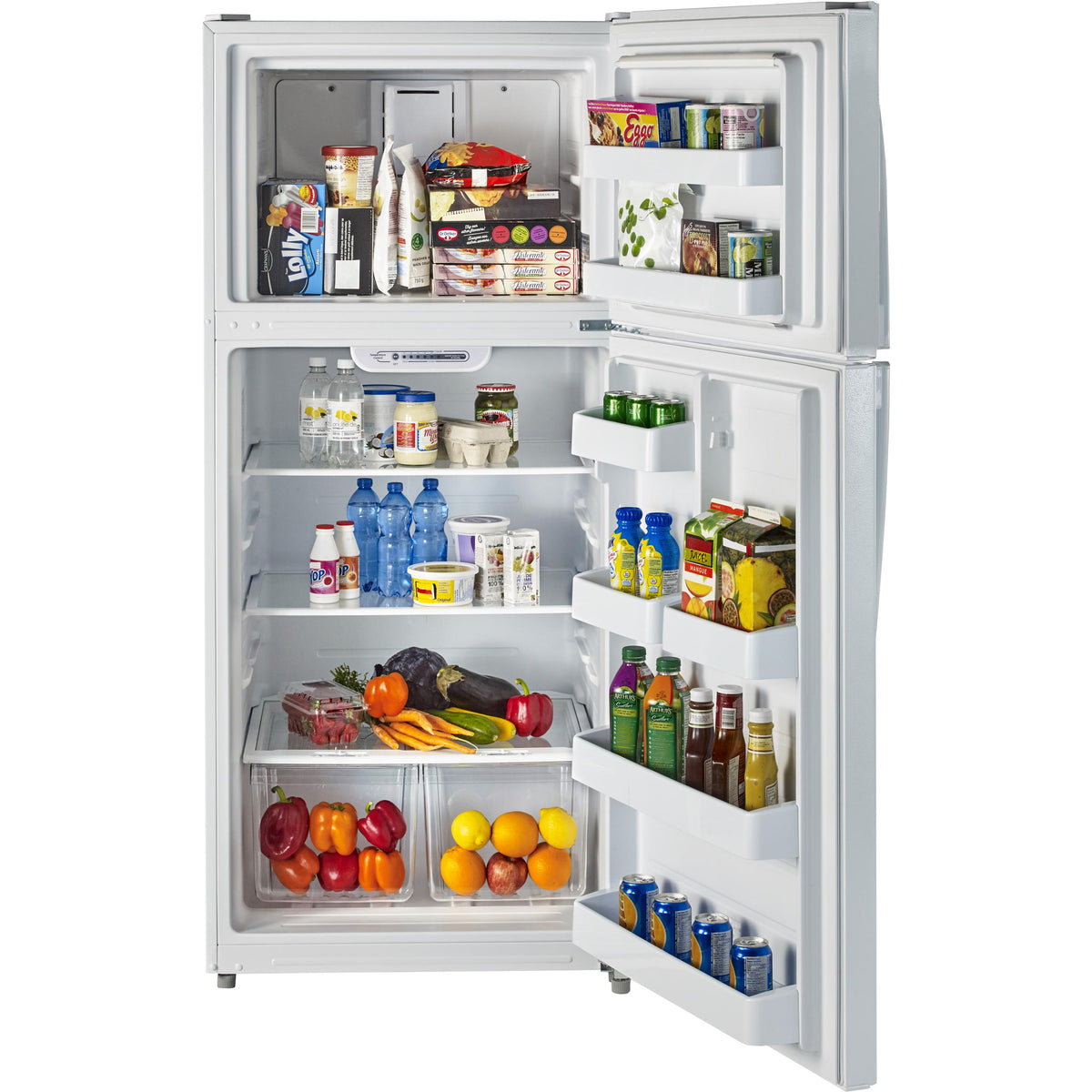 Moffat 18 cu. ft. Freestanding Top-Freezer Refrigerator MTE18HTKRWW
