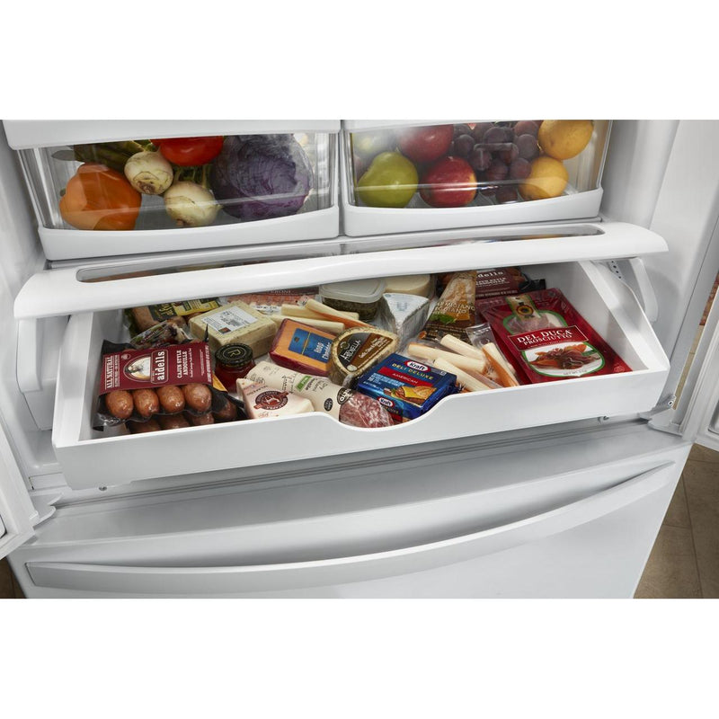 Whirlpool 36-inch, 25.2 cu. ft. French 3-Door Refrigerator with Water Dispenser WRF535SWHW IMAGE 7