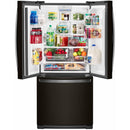  Whirlpool 30-inch, 19.68 cu. ft. French 3-Door Refrigerator WRF560SMHB IMAGE 3