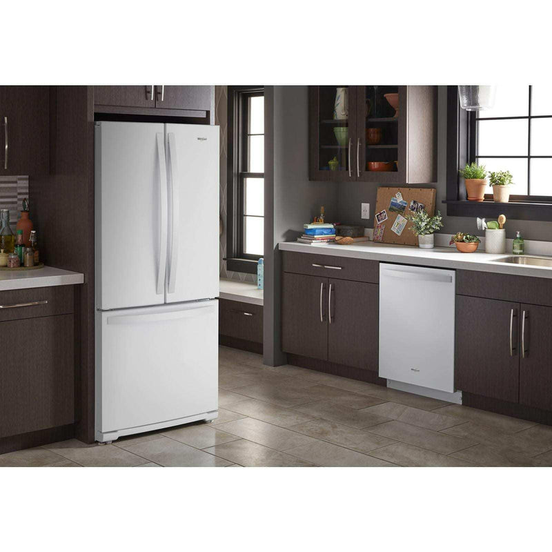 Whirlpool 30-inch, 19.68 cu.ft. Freestanding French 3-Door Refrigerato
