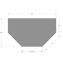 Winners Only Quadra TV Stand E1-Q138WB-P IMAGE 4