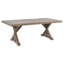  Signature Design by Ashley Beachcroft P791-625 Rectangular Dining Table with Umbrella Option IMAGE 1