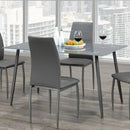  Titus Furniture Dining Table with Glass Top T-3600-T IMAGE 1
