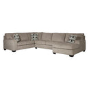 Ballinasloe Fabric 3 Piece Sectional