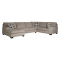 Ballinasloe Fabric 3 Piece Sectional