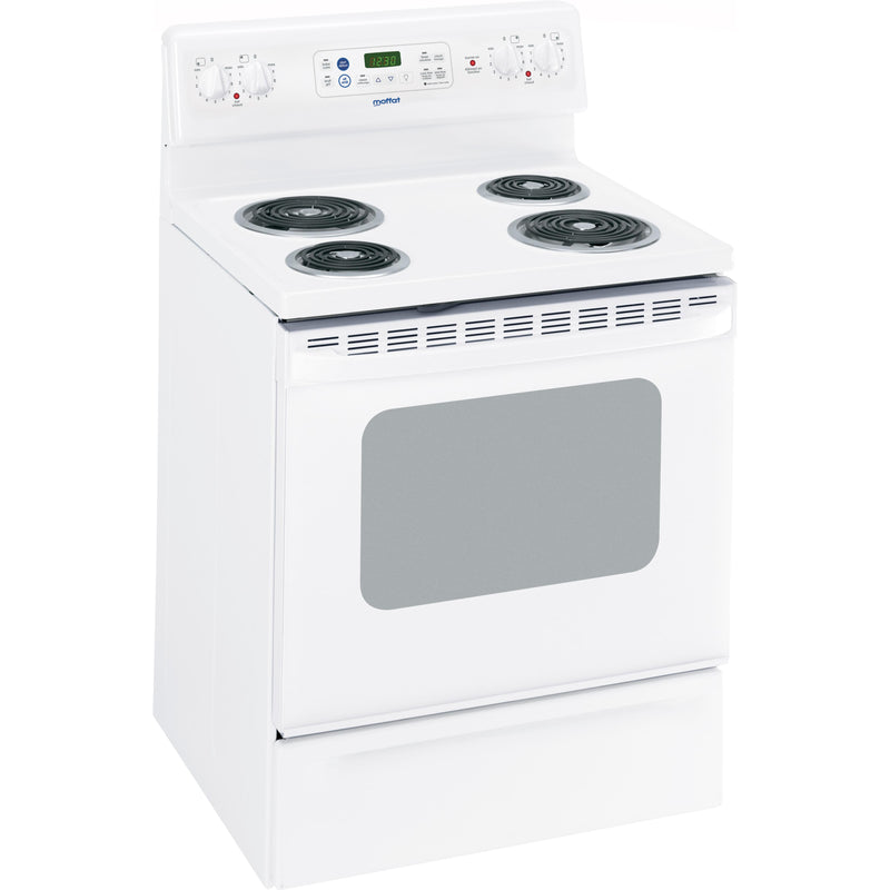 Moffat 30-inch Freestanding Electric Range MCB757DMWW IMAGE 1